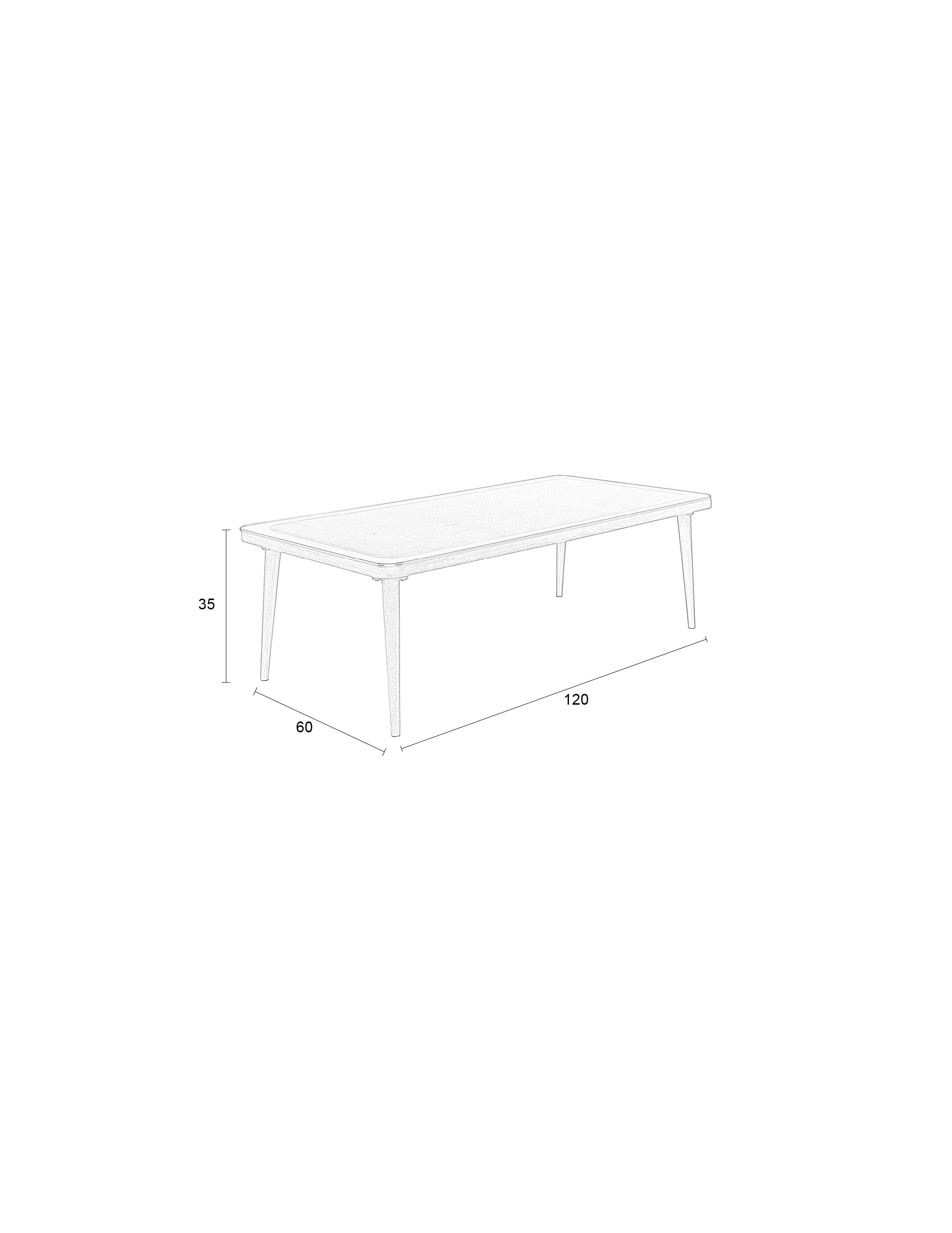Coffee Table Haru Rectangular